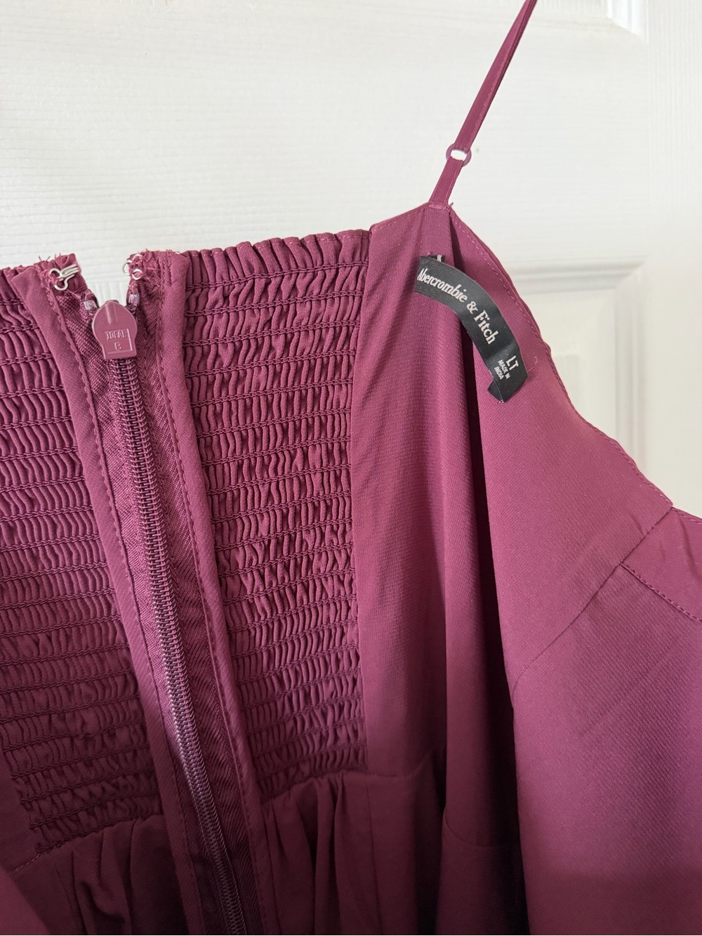 Abercrombie & Fitch Raspberry Spaghetti Strap Dress - Picture 2 of 4